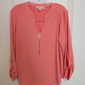Michael Kors Pink Blouse Chic and Elegant